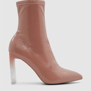 CALL IT SPRING | Noraah |Mid Top |Pointed Toe |Pin Heeled Boots |Pink | Size 7.5